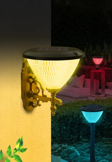 Tuya LED pequeña luz solar 8W Color al aire libre que cambia de atardecer a amanecer RGB Bluetooth reflectores inteligentes