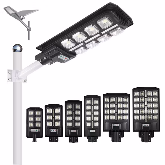 Fabricante solar Distribuidor de fábrica LED IP65 Calle exterior Cámara todo en uno COB SMD Inundación de pared Jardín Luz de carretera 2000/1500/1000/800/600/500/400/300/200/50W
