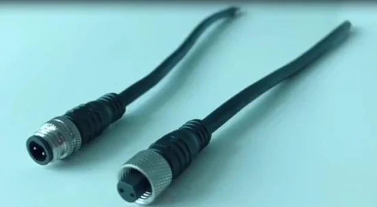 Conector impermeable M18, divisor de cable, cable macho y hembra, nailon, 2, 3, 4 pines
