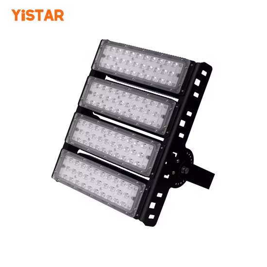 IP65 de alta potencia 100W 200W 300W 400W SMD RGB LED Proyector de inundación Luz de túnel para estadio al aire libre Decoración de paisaje marino Acuario Iluminación de estacionamiento