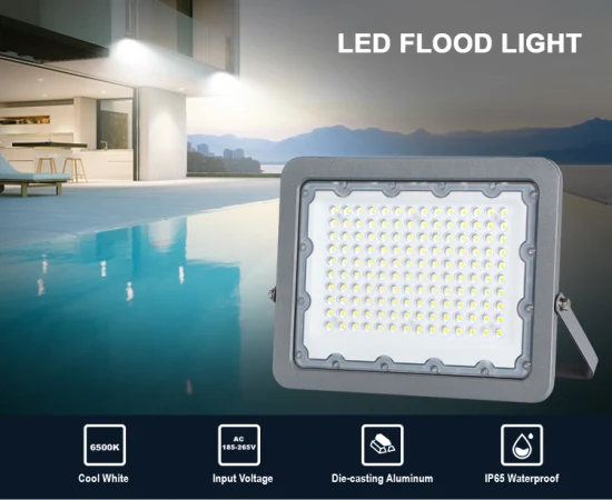 Reflector LED al por mayor 10W 20W 30W 50W 100W 150W 200W Iluminación exterior Luz de inundación SMD COB resistente al agua de alto brillo